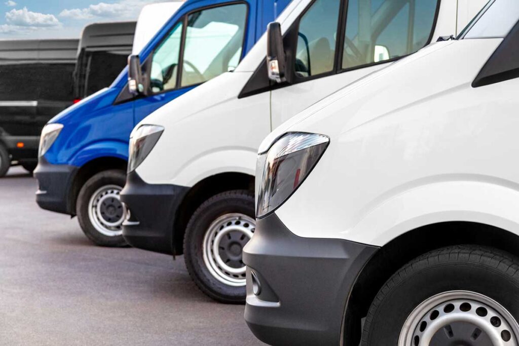 Mercedes-Benz Sprinter van with integration accessories