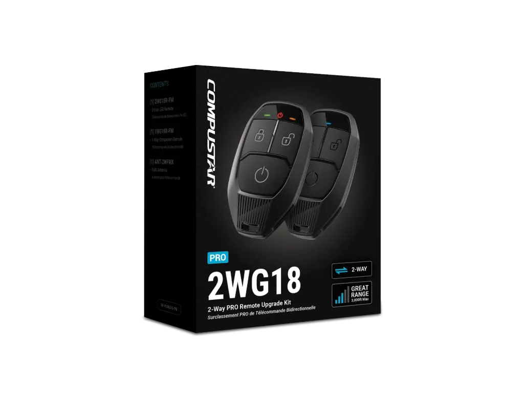 Compustar Pro 2WG18 2-Way Extended Range Remote Kit
